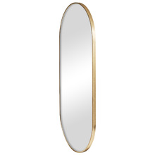 120cm Nova Oval Aluminium Wall Mirror